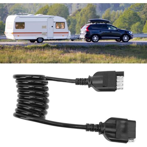 Connecteur de Prise Mâle pour Feux de Remorque, Câble d'Extension à 5 Broches (1/5)