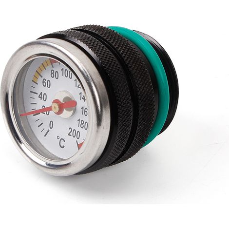 Bouchon de réservoir de carburant RASTP neuf avec indicateur de température d'huile, couvercle de soupapes moteur, bouchon de remplissage d'huile M30x1,5, compatible avec Kawasaki 650 KLR 87-98 CAP021