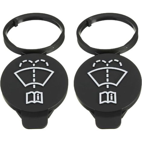 2 Pieces Windshield Washer Reservoir Cap, Windshield Washer Fluid Filled Tube Cap, Replacement Applicable to LaCrosse, Regal and Malibu