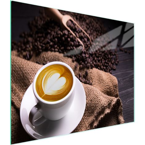TAGLIERE IN VETRO 52x30 CAFFÈ (1/5)