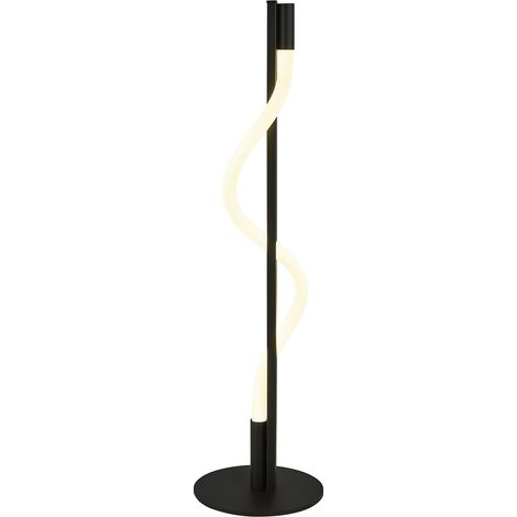 Piantana Industrial Serpente Acciaio Bianco Policarbonato Nero Led 20W 2700K (1/5)