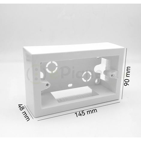 Cassetta esterna scatola 503 504 506/7 bianca 3 4 6 7 moduli per canalina 4 Moduli