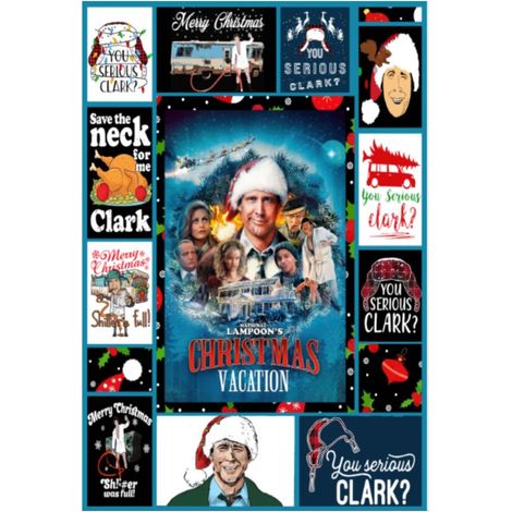 Couverture de Noël 150x200 cm, douce en flanelle, chaude et confortable pour canapé, lit, chambre d’enfant ou salon cadeau idéal. (1/5)