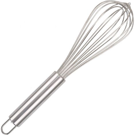 4-teiliges Edelstahl-Küchenbesen-Set – Küchenbesen – Handrührgerät für Kuchen, 26 cm