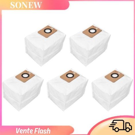 Sac À Poussière - Pour Aspirateur Robot Bot Z10 Pro L10 Plus - Tissu Non Tissé + Papier Kraft - 5 Pièces (1/5)