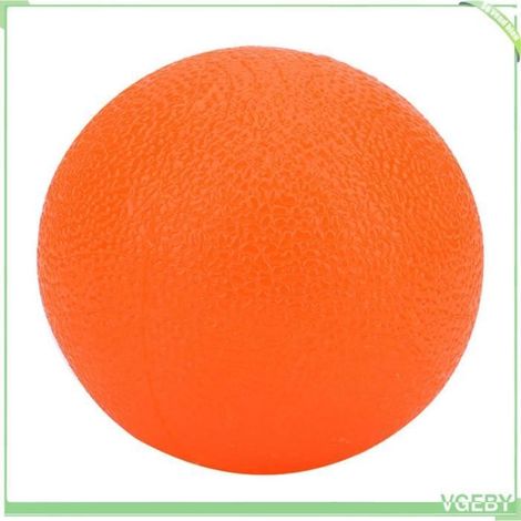 Boule de préhension - V GEBY - Orange - Silicone - 53mm - Soulage le stress (1/4)