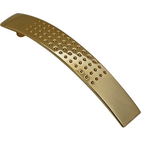 Schrankgriff Ausführung Messing Optik 128mm Lochabstand Möbelgriff aus Metall (1/2)
