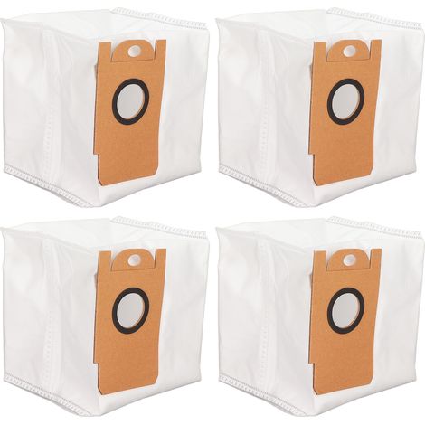 4 sacs collecteur de poussière pour aspirateur Lydsto R1, haute efficacité filtration, facile à remplacer, tissu non tissé durable (1/5)