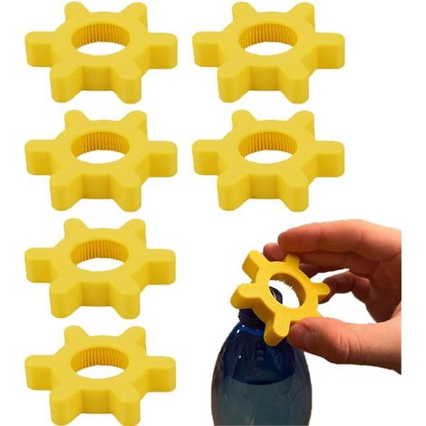 Set da 6 pezzi: apribottiglie per birra, apribottiglie per bottiglie, portachiavi per birra, apribottiglie a vite, apribottiglie per tappi a corona (1/5)