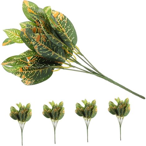 Artificial Green Branches, 5 Pieces, PP (1/5)