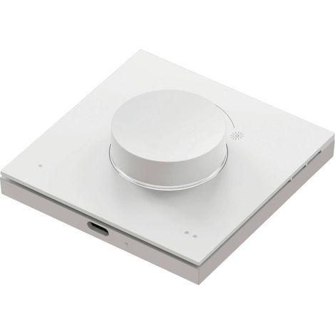 WiZ Interrupteur à cadran intelligent - Interrupteur Rotatif (Blanc) - Rechargeable via USB-C (1/5)