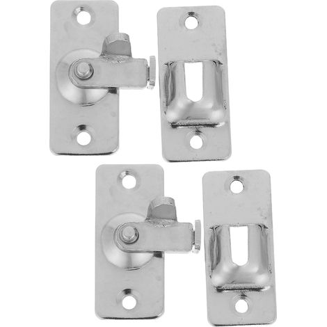 Lot de 2 Loquets à Moraillon en inox 90° (1/5)