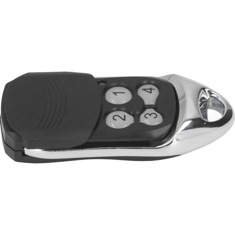 Télécommande porte de garage 433MHz avec porte-clés, transmission sans fil 100m, pile 27A 12V 30mAh pour sécurité (1/5)