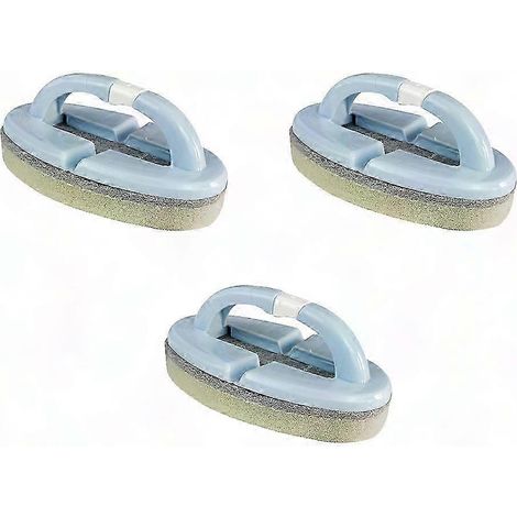 3-teiliges Poolbürsten-Set – Wandreinigungsset mit Griff für Pool- und Haushaltsflächen (1/3)