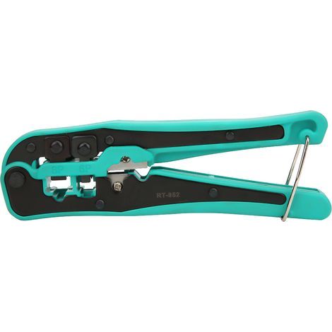 Pince à sertir et couper câbles réseau 3 en 1 pour connecteurs RJ45 4P/6P/8P - Outil électricien (1/5)