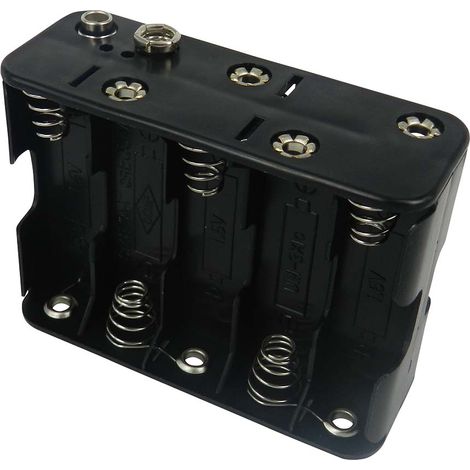 Porte-pile 10 x RS PRO AA, raccordement Montage rapide ( Prix pour 1 )