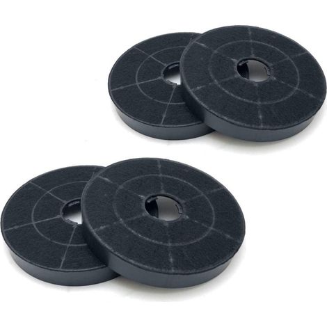 SPARSET 4 Aktivkohlefilter (2 Paar) für BOSCH Dunstabzugshauben DWK065G60, DWK065G20, DWK095G60 Umluftbetrieb