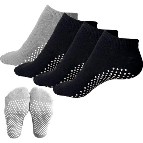 Pilates Yoga Socks, Non-Slip Socks, Non-Slip Socks for Women and Men for Martial Arts Bar Ballet Fitness, One Size (1/5)