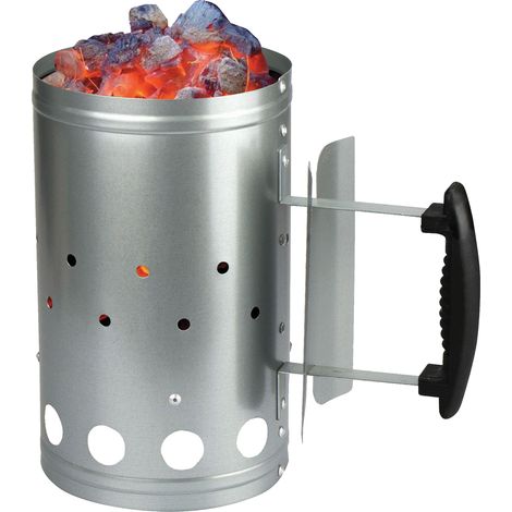 Chimney Starter Quick Coal Fire Burner Barbecue Grill Start Lighter MEDIUM (1/5)