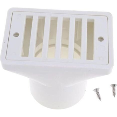 Outil de nettoyage carré pour bondes de fond d'aquarium, accessoires de jardin, accessoires de piscine, gadget blanc pour piscine (1/5)