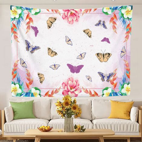 Tapisserie bohème pour chambre à coucher, idéale comme toile de fond pour une fête. 100x75cm (1/5)