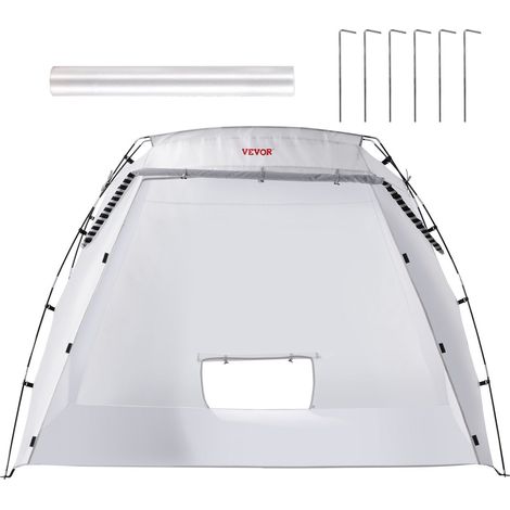 Tente de peinture portable 23m x 16m avec sol intégré et écran en maille,cabine pliable pour bricolage et peinture de meubles (1/5)