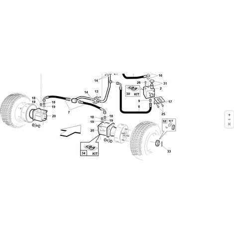KIT PARAOLI MOTORE ORBITALE HRW-HRS ORIGINALE KUBOTA GIANNI FERRARI 95598690000