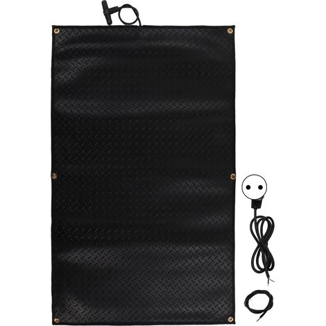 Tapis chauffant anti-neige 3cm/h, antidérapant, imperméable, 400W, prise UE 220-240V, pour hall d'entrée, école, centre commercial - 1 pièce (1/5)