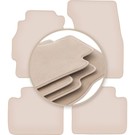 Alfombrillas beige PREMIUM para Honda Civic VI hatchback 3 puertas 1995-2001