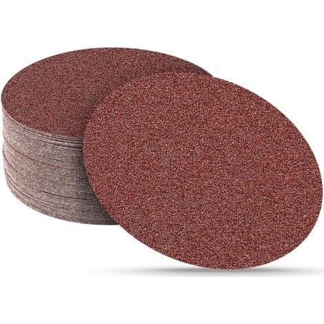 30 Pièces Disque de Ponçage, 180 mm Rond Disques Abrasifs à Non Trous Papier Poncer à Grain 40 pour Ponceuse Murale Girafe (1/5)