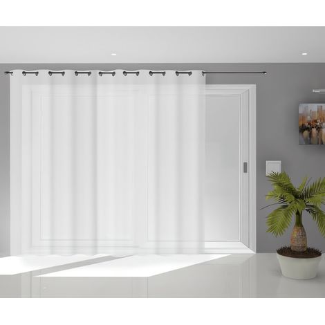 Noemie Voilage, Voile, Polyester, Blanc, par Soleil d'ocre - 280 x 250 cm