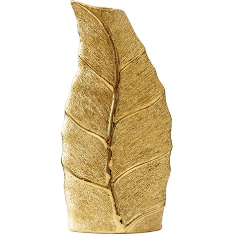 Lussuosi vasi in ceramica europea a forma di foglia d'oro, -L
