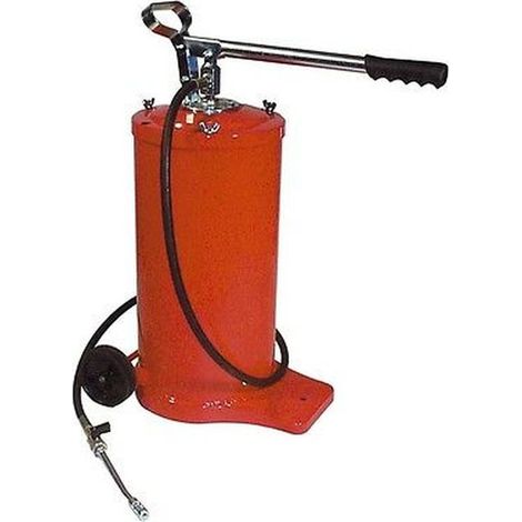 INGRASSATORE A BARILE 16KG - CON RUOTE- Pompa ingrassaggio BONEZZI ITALY