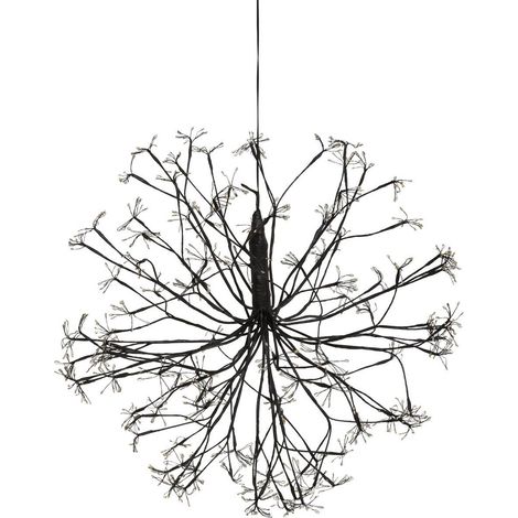 Decorazione da esterno palla luminosa in metallo 1080 led d.60cm - Atmosphera créateur d'intérieur (1/3)