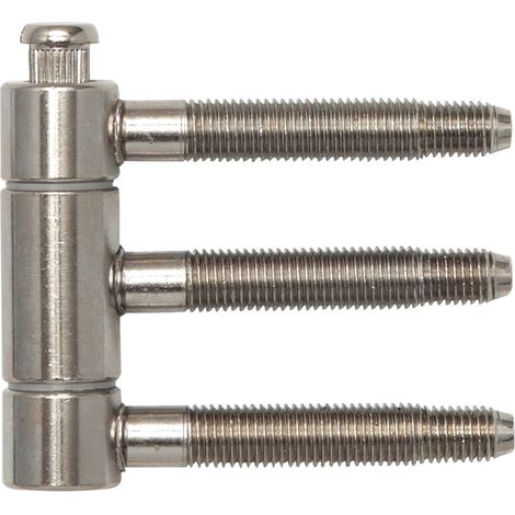 SFS Einbohrband (Steckband) 3-teilig, ø 18mm Höhe 61 mm Stahl vernickelt