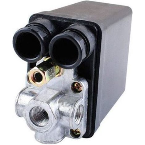 240V 16A Port 90PSI -120PSI Pressostat de compresseur d'air Régulateur de contrôle Avec Les mesures Pour une réduction rapide de la (1/4)