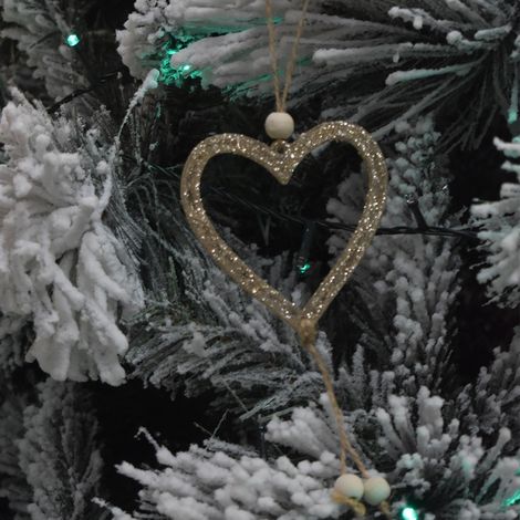 Addobbi natalizi per albero di Natale kristal da decorazioni casa in oro 26 cm (1/5)