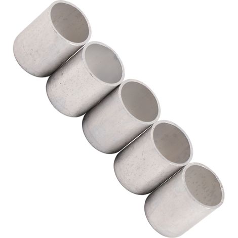 20 Capuchons de raccord climatisation aluminium, connecteur tube AC, embout tuyau 6/8in, protection flexible, lot de 20 pièces (1/5)