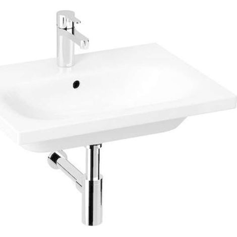 Jika Mio-N - Lavabo 600x450 mm, con troppopieno e foro per miscelatore, bianco H8127130001041 (1/3)