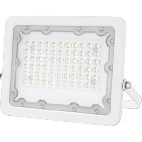 Faro led slim da 100w bianco impermeabile da esterno IP65 con luce naturale 4000K (1/3)