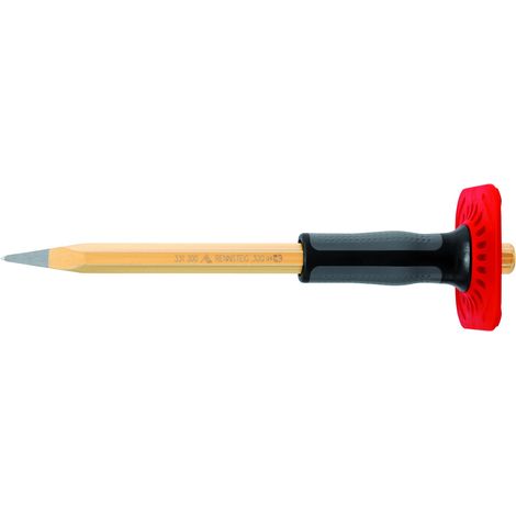Rennsteig 331 300 0 - Puntero construcción Rennsteig con empuñadura protectora 300x18 mm.