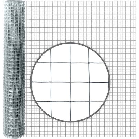 Rete Zincata 5MT - maglia 12x12mm - H100 - IN ROTOLO