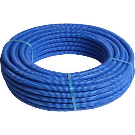 100M Tube multicouche pré-gainé bleu - Ø20x2,0 - Alu 0,4mm - Henco