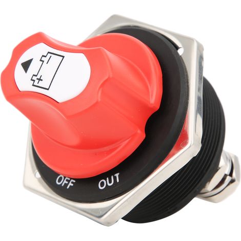 Interrupteur marche/arrêt coupe-circuit isolant de batterie 300 A DC32 V pour voitures, motos, camions, camping-cars et bateaux (1/5)