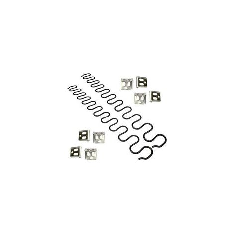 JJDD Ressorts de rechange pour canapé 2 pièces de 50,8 cm avec 8 clips en S, 4,0 fils de diamètre Kit (1/5)