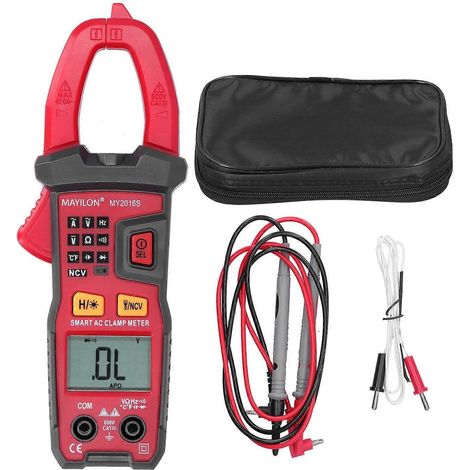Digitales Zangenmultimeter, intelligentes Handmessgerät für Gleich- und Wechselstrom sowie Spannung, Modelljahr 2016S