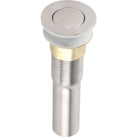 Lot de 2 Bouchons de Lavabo Sans Trop-plein, Anti-colmatage, Évier de Salle de Bain, Vidage en Acier Inoxydable (1/5)