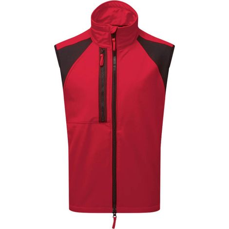 Chaleco técnico softshell WX2 (2 capas) tejido elástico CD876 5XL Negro