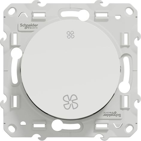 Interrupteur VMC ODACE 71mm blanc - SCHNEIDER ELECTRIC - S520233