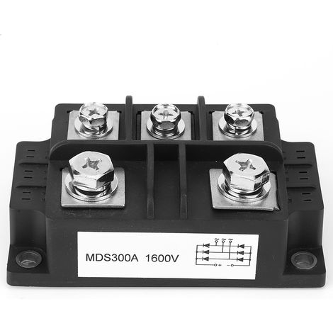 Pont redresseur triphasé MDS300A 1600V, module de redressement en résine (1/5)